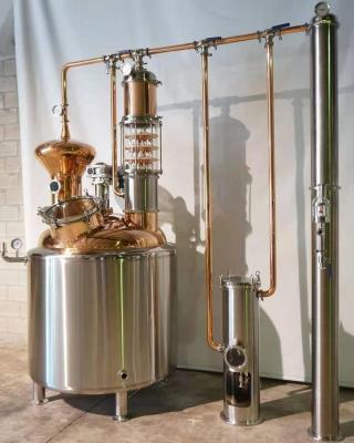 China Hotels Industrial Distillation Column Equipment Alcohol Distillation Production Line With Whiskey Vodka Distillery Equipment for sale