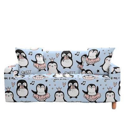 China 1-4 Setaer Amazon Sofa Cover Wholesale Elastic Digital Printing Sofa Cushion 3D Cartoon Sofa Cover Towel for sale