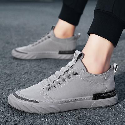 China 2021 New Korean Men's Fashion Trend Shoes Summer Breathable Canvas Casual Sneakers Fashion Cloth Shoes for sale