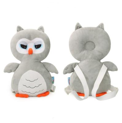 China Magnetic Baby Toddlers Safety Cotton Owl Adjustable Protection Pad Baby Animal Pillow for sale