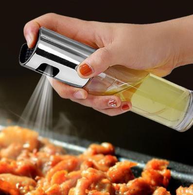 China Beautiful Hot Selling BBQ Grill Glass Spray Oil Bottle Portable Cooking Oil Sprayer for sale