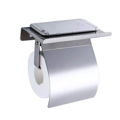 China Modern Mobile Phone 304 Stainless Steel Hand Towel Tissue Box Roll Customized Holder Paper Holder for sale