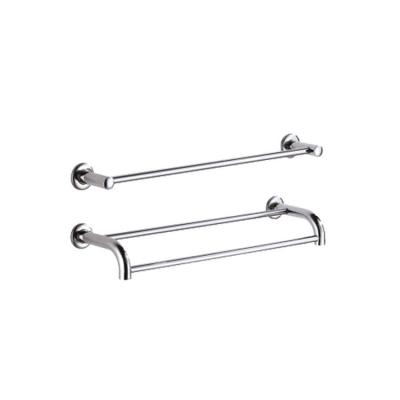 China 2020 Fashion Stainless Steel Wall Mounted Double Layer Multi Layer Towel Hanger Rack Rack Bar for sale