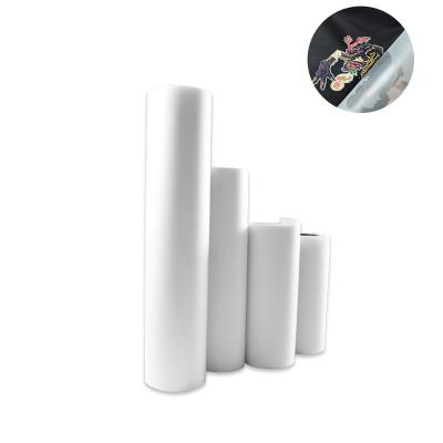 China Clothing High Quality Roll Dtf Pet Films 30cm 33cm 60cm Dtf Film cold Peel 75U Thickness PET Release Film for Dtf Printing for sale