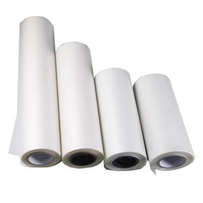 China Clothing Best Quality 60cm Dtf Film Roll Dtf Pet Film Hot Peel 75U Thickness Single-sided PET Release Film for Dtf Print for sale