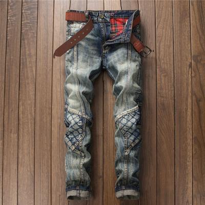 China XJYD 2021 Designer Straight Ripped Distressed Fashion Jeans Hip Hop For Men for sale