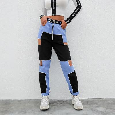 China XJYD Anti-wrinkle New American Style Women's Streetwear Pants Hip Hop Dance Unique Design Casual Long Pants for sale