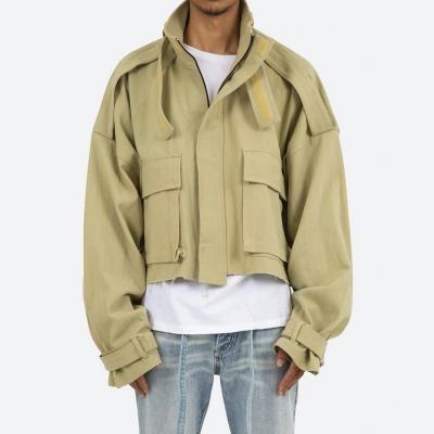 China XJYD QUICK DRY New Arrivals Fashion Men Work Jackets Ribbon Jacket With Logo Lambswool Wholesale Jacket for sale