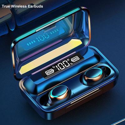 China Support F9-5 Tws Auriculares Mini Bt 5.1 Sports Headset Headphone Touch Control High Fidelity Radio Earbuds With Charging Box 2000Ahm for sale