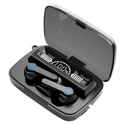 China TWS Touch Display Sports Music Headset Audifonos M19 Waterproof Led Wireless Earphone (True Wireless Stereo) M19 Tws BT Earbud for sale