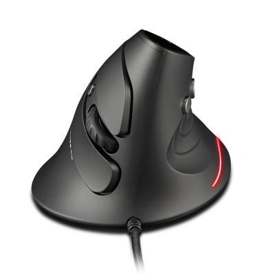 China 3D T-30 Amazon Success 6 Buttons Programming Four Adjustable DPI Wired Vertical Optical Mouse for sale