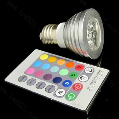 China RGB 3W LED Bulb / PAR9X1WA for sale