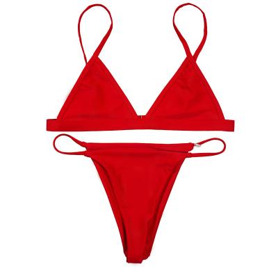 China Plus Size String Swimsuit Women Sexy Lift Up Micro Swimwear Thong Bikini Set Swimwear 2022 Bikinis And Beach Wear for sale