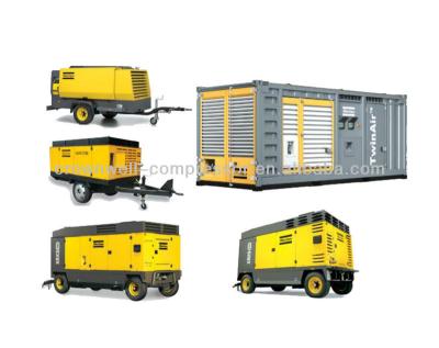 China Atlas Copco XAMS850 XATS800 XAHS710 XAVS650 Lubricated Portable Air Compressor for sale