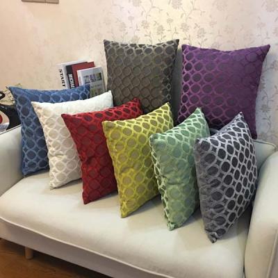 China Eco-friendly Printing Dyeing Home Soft Knitted Anti-static Sofa Pillow Cushions Fabric Decorative Pillows for sale