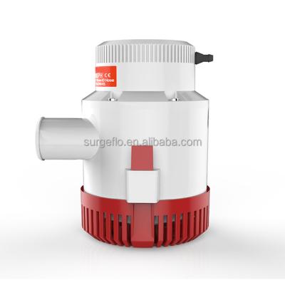 China SURGEFLO 3000GPH 12V 24V Micro thermoplastic automatic high flow sea water bilge marine submersible water pump for sale