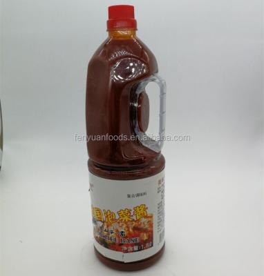 China Pure Natural Best Quality 1.8L Good Tasten Korean Kimchi Sauce for sale