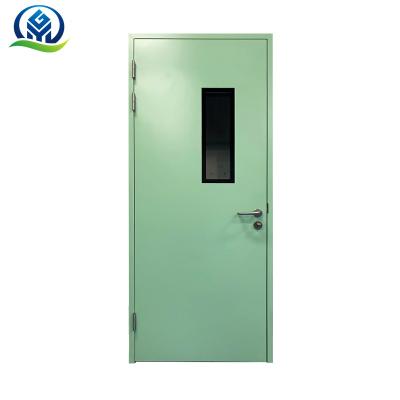 China Factory Direct Coated Sound Insulation Cold Roll Clean Room Hospital Door Customized Steel Door for sale