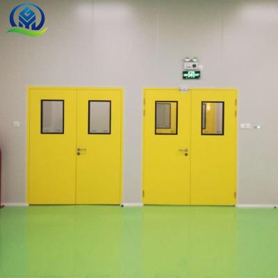 China Sound Insulation Metal Door Clean Room Swing Doors For Laboratory Customized Hospital Door for sale