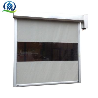 China Modern PVC Curtain High Speed ​​Rapid Roll Up Door Anti-Static Material PVC Fabric Door for sale