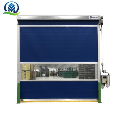 China Fast Modern Industrial Fabric Roll Up Door Fast Sweeping Door For Super Market Warehouse And Garage for sale