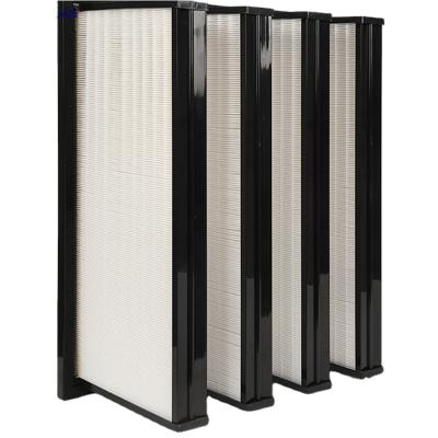 China Air Filtration System HVAC / AHU V-Bank F9 Pocket Filter for sale