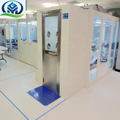 China 100 Lab Clean Room FFU HEPA Air / Lab Dust Collection ISO 7 Clean Room for sale