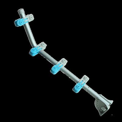 China Easily Assembled L-Shape (885mm) Aluminum Alloy Terminal Post For Electric Fence, LX-LDG for sale