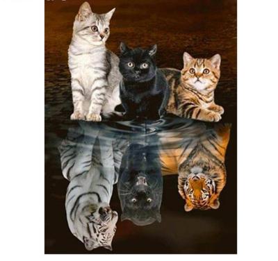 China 2020 ideas home wholesale impresionista new product decor drill crystal diamond embroidery full set animal diy diamond 5d painting for sale