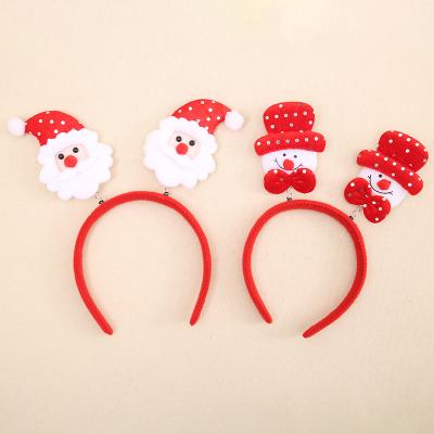 China Wholesale Hot Sale Handmade Silver Sequin Novelty Funny Christmas Headband For Party for sale