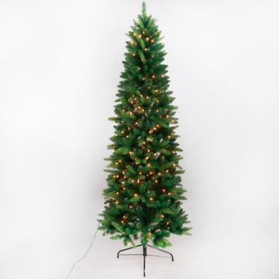 China Indoor/Outdoor Decoration 4ft Silm Christmas Tree Pre Lit Artificial Christmas Trees Umbrella Christmas Tree for sale