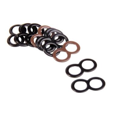 China New Design Durable Eco - Friendly Bra Accessories Adjustable Plating Metal Sliders Clip Rings for sale