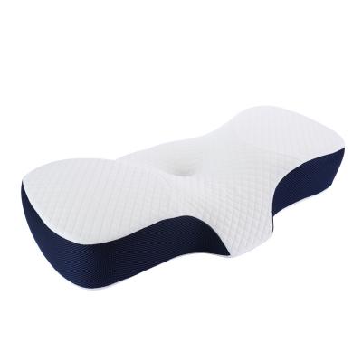 China New PORTABLE Neck Memory Foam Pillow Core Nits Bound Aids Sleep Memory Cervical Vertebra Pillow for sale