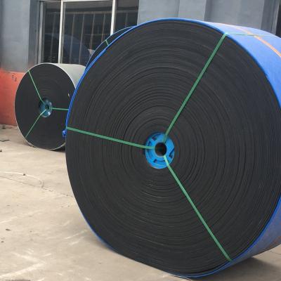 China Multi Yarn High Tensile Strength Material Handling Durable Black Rubber PE Textile Mine Conveyor Belt Conveyor Belt for sale