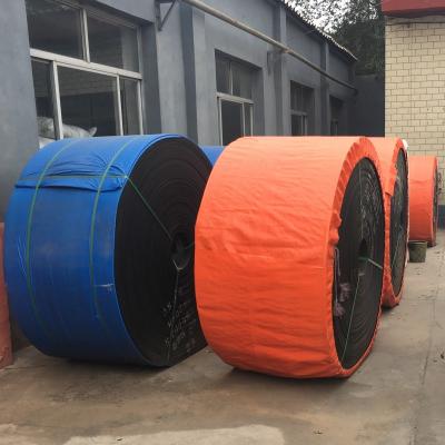 China Mine EP150 3Ply 4ply 12MPA Rubber Conveyor Belt With PE Cloth Core PE Rubber Conveyor Belt for sale