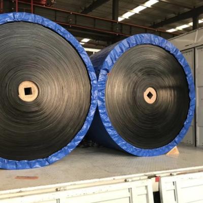 China Conveyor Belt System Manufacturer PE 400 Mining 3 Ply Custom Conveyor Belt 3 Nylon Rubber Endless Plates Heat Resistant for sale