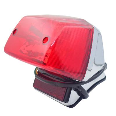 China HJ125 Motorcycle Plastic American Crown Prince Rear Tail Light Assembly 12V for sale