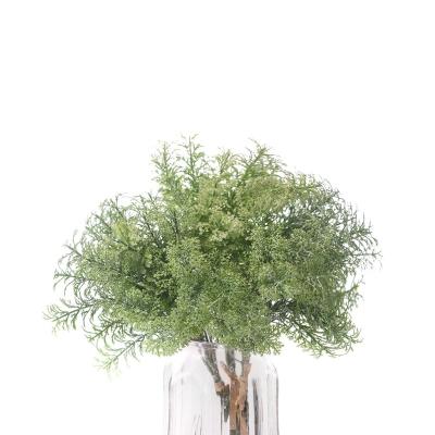 China Decoration Artificial Flower Nordic style long stem 90cm green plant artificial fern plants leaves for indoor pot decoration for sale