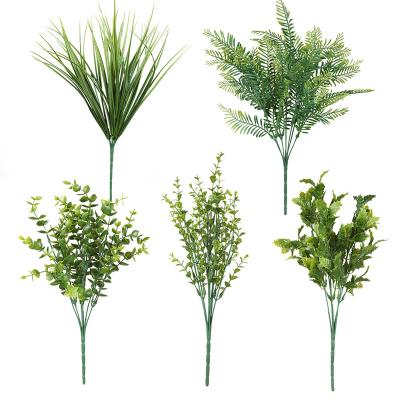 China Beautiful Colorful Artificial Persian Leaves Plant Artificial Shrubs Leaves Faux Greenery Bushes Artificial Flower Home Garden Office Wedding decor for sale