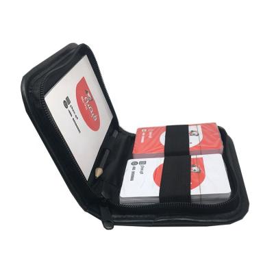 China PU Leather Travel Storage Case Box Leather Material Pouch for Poker Game Cards for sale