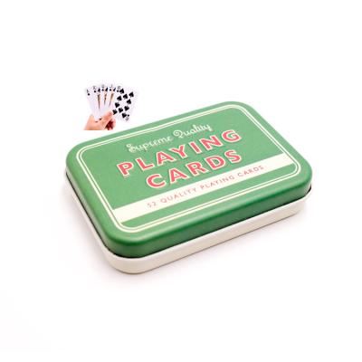 China High Quality Plastic Full Color Printing Custom Design Metal Card Tin Game Card Box for sale