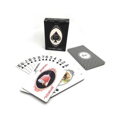 China Printable Wholesale Custom Professional Paper Standard Size Paper Playing Poker Cards for sale