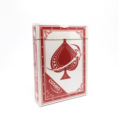 China Poker 58*88mm 63x88mm Lamination Paper Advertising Custom Printed Paper Playing Cards for sale