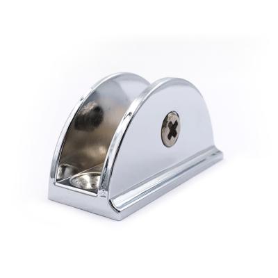 China Zinc Alloy Zinc Alloy Fixed Glass Shelf Bracket Bracket Clamp for sale