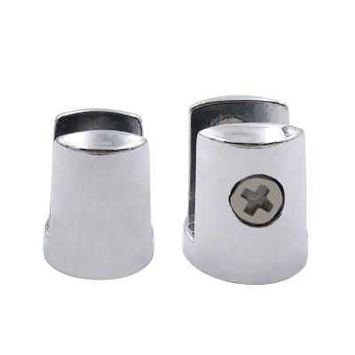 China Zinc Alloy Zinc Alloy Glass Shelf Clamp 6MM for sale