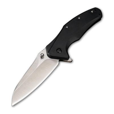 China Slide Open ABS Handle Folding Knife Stainless Steel Plastic Pocket Knives Hunting Outdoor Camping Tools for sale