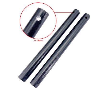 China Easy Carry Tools 5.9 Inch Ferrocerium Drilled Flint Fire Starter Outdoor EDC Professioal Flint Stone With Hole for sale