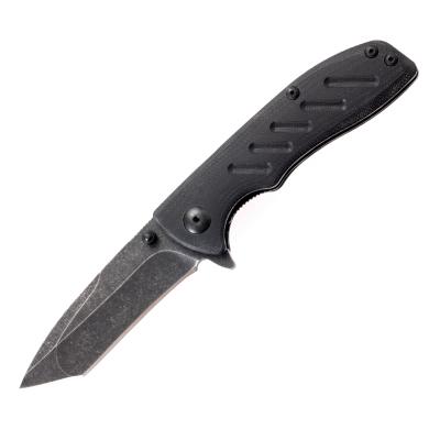 China Outdoor Camping Tool D2 Defense Open Slide High Hardness Steel Portable Folding Knife for sale