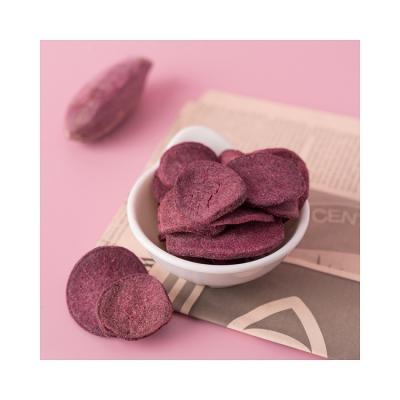 China All Supply Nutrition and Health Chinese Healthy Sweet Potato Chip Snacks Crisps Purple Potato Snacks for sale