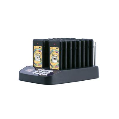 China For Waiter Calling Guests High Quality Digital Slim Form Sistema De Pager Restaurant Slim Pager System for sale